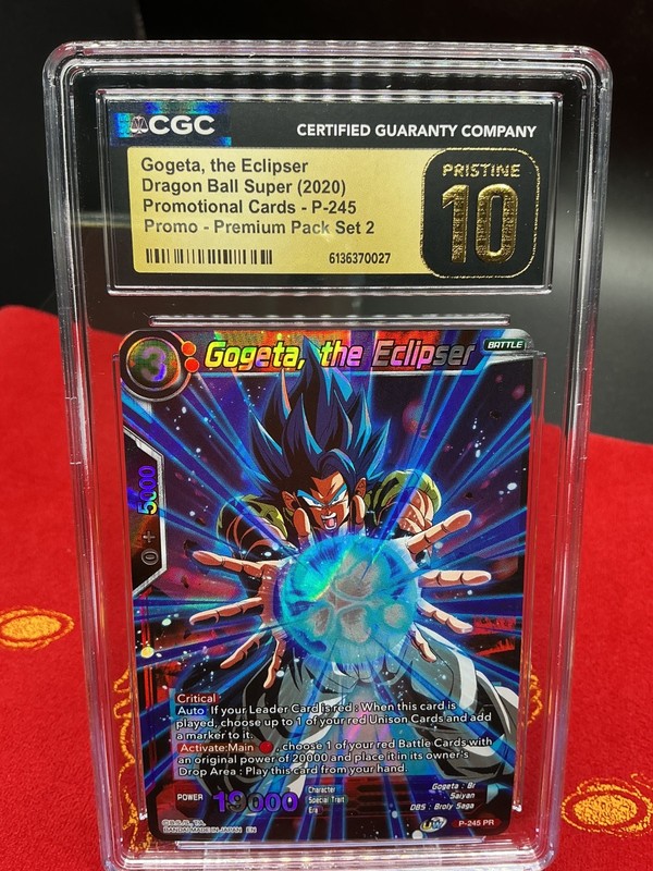 Gogeta, the Eclipser P-245 Promo Dragon Ball Super CGC 10 Pristine