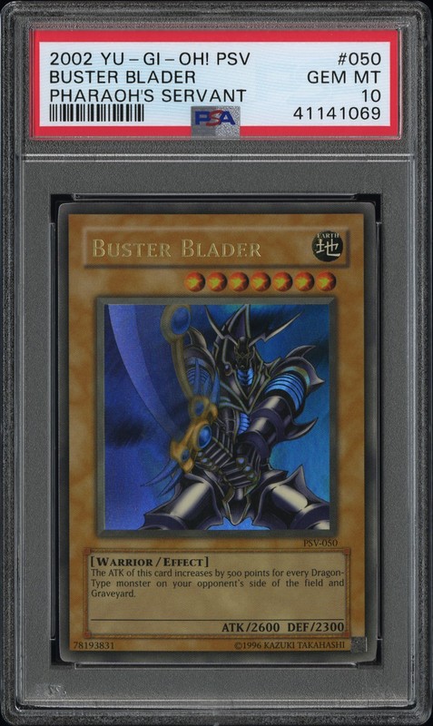 Buster Blader PSV-050 Ultra Rare 2002 Original Yugioh PSA 10 *069