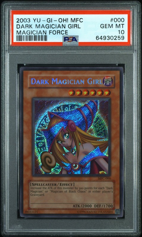 Dark Magician Girl MFC-000 Secret Rare Unlimited Yugioh PSA 10 *259