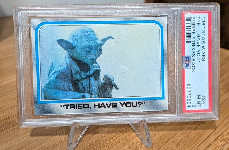 1980 Topps Star Wars YODA #241 Tried, Have You? PSA 9 MINT + FREE SHIPPING!