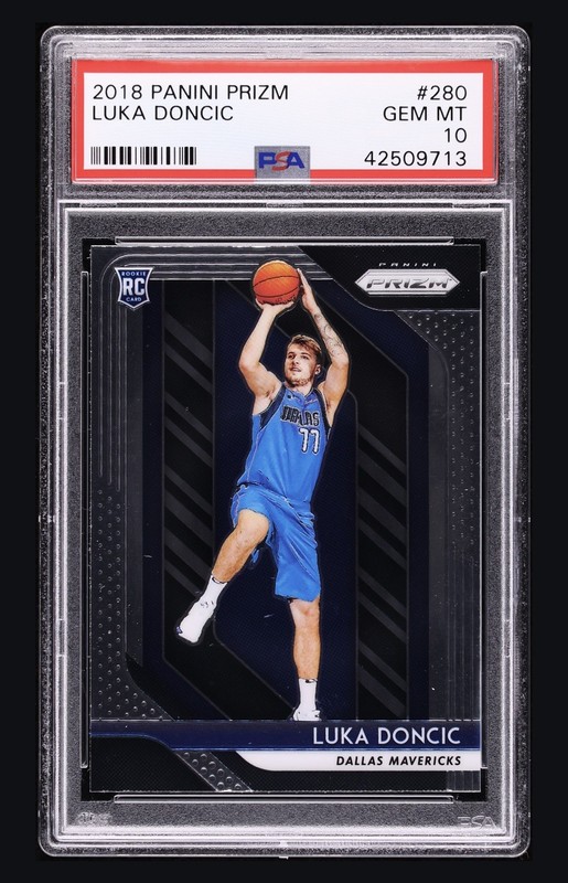 2018 Luka Doncic RC #280 Panini Prizm PSA 10 Gem Mint Rookie 