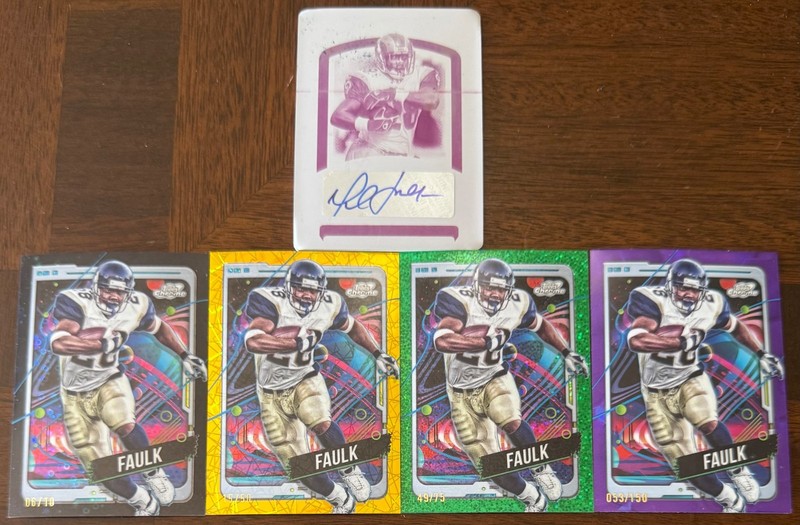 National Treasures Marshall Faulk Auto 1/1 🔥🔥🔥