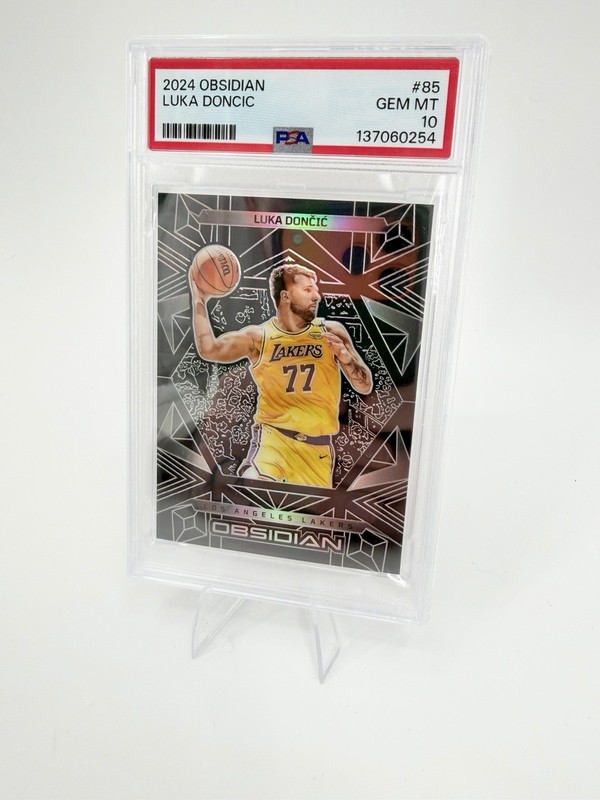 2024 Panini Obsidian Luka Doncic #85 Gem Mint POP 1 PSA 10 Los Angeles Lakers