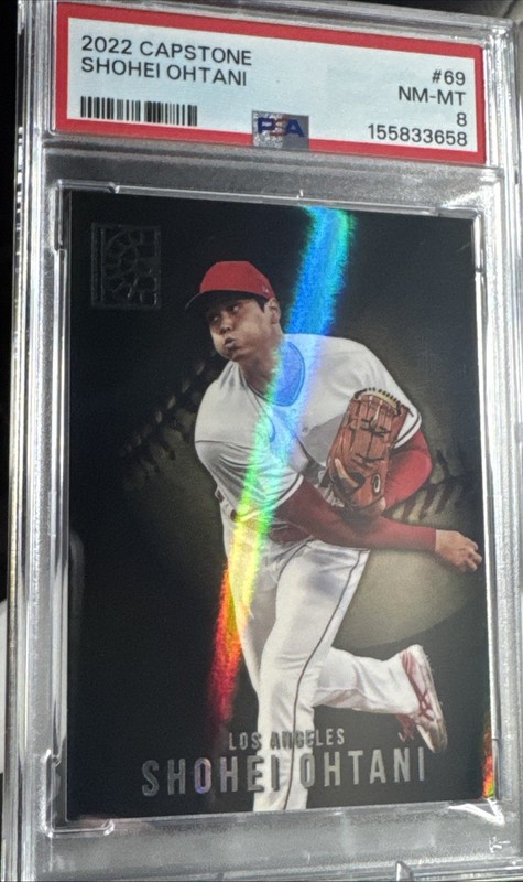2022 Panini Capstone Shohei Ohtani Refractor PSA 8 🔥