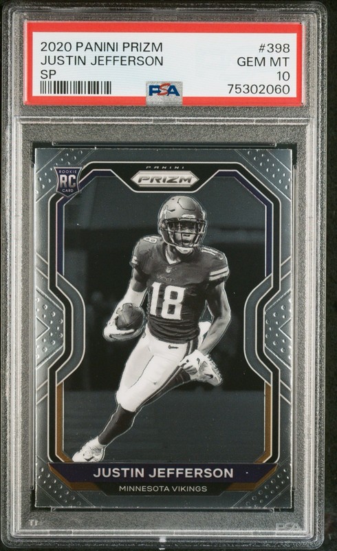 2020 Prizm Justin Jefferson SP ✈️ PSA 10