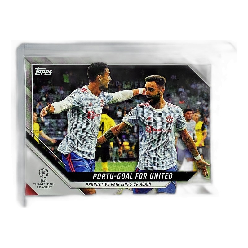 Cristiano Ronaldo Portu-goal 2021-22 Topps UEFA Champions League #128