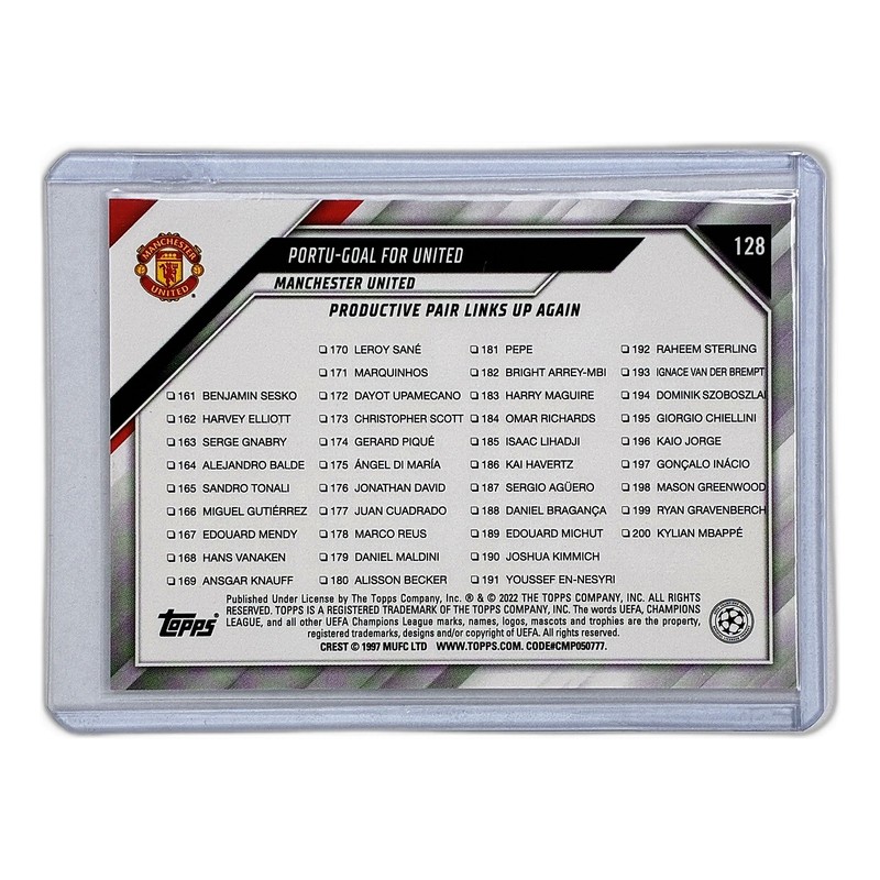 Cristiano Ronaldo Portu-goal 2021-22 Topps UEFA Champions League #128 view 2
