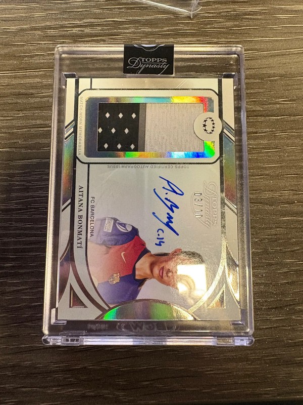 2025 Topps Dynasty UEFA Competitions Aitana Bonmatí #APV-AB1 /10 Auto Patch