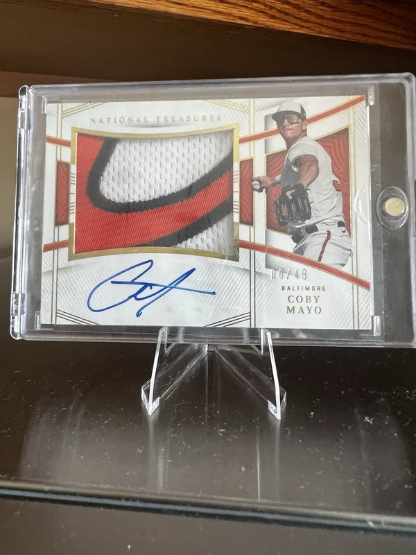 2023 Panini National Treasures Coby Mayo Auto 08/49