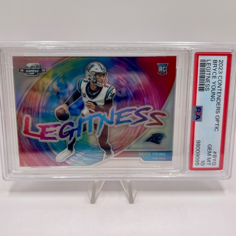 2023 PANINI CONTENDERS OPTIC BRYCE YOUNG RC LEGITNESS SSP PSA 10 CASE HIT ROOKIE