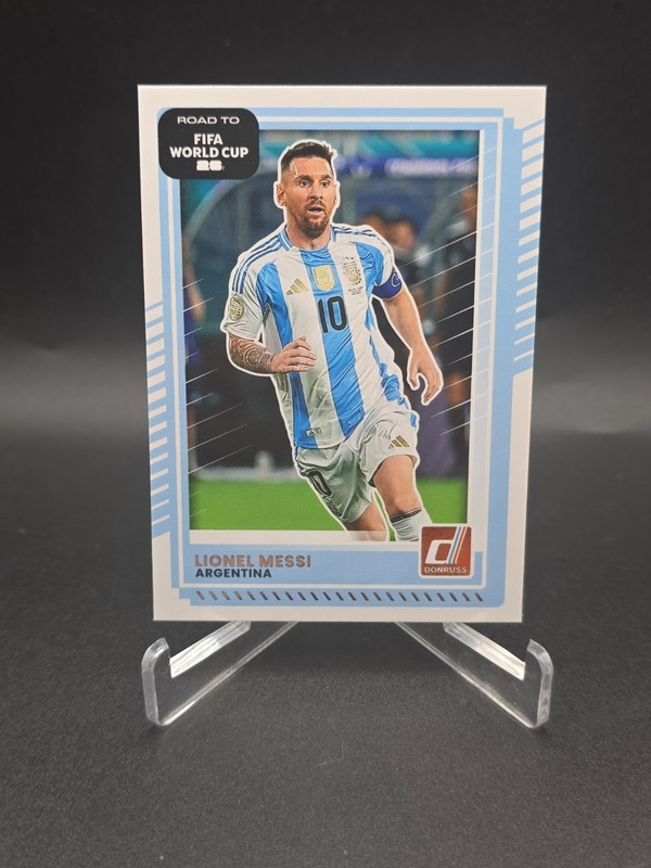 Panini Donruss FIFA 2024-25 Lionel Messi Base Set #80 Argentina FIFA WC