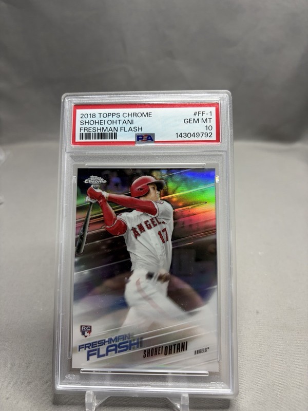 2018 Topps Chrome Freshman Flash Shohei Ohtani RC PSA 10 Gem Mint