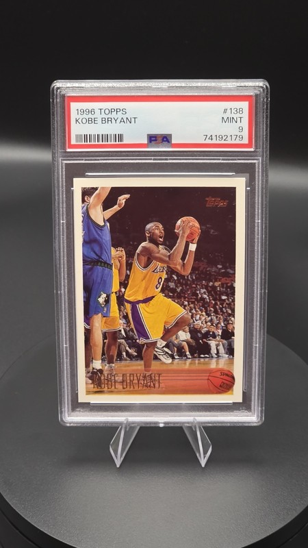 1996-97 Topps Kobe Bryant Rookie RC #138 PSA 9 Lakers 🔥📈