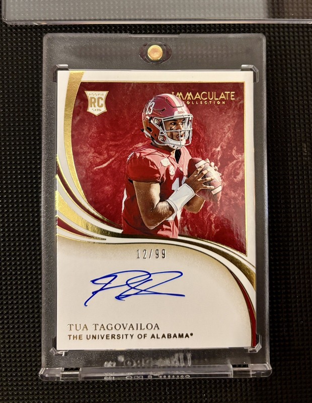 2020 Panini Immaculate Collegiate Tua Tagovailoa RC Auto 12/99