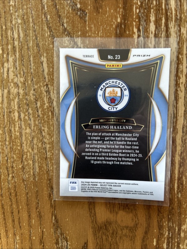 2024-25 Panini Select Fifa - Terrace Erling Haaland #23 Pandora Prizm view 2