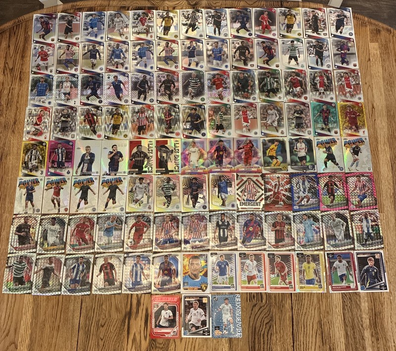 2025-26 Soccer Card Lot Of  107-Topps,Prizm,Donruss-Parallels/Inserts/Base Yamal