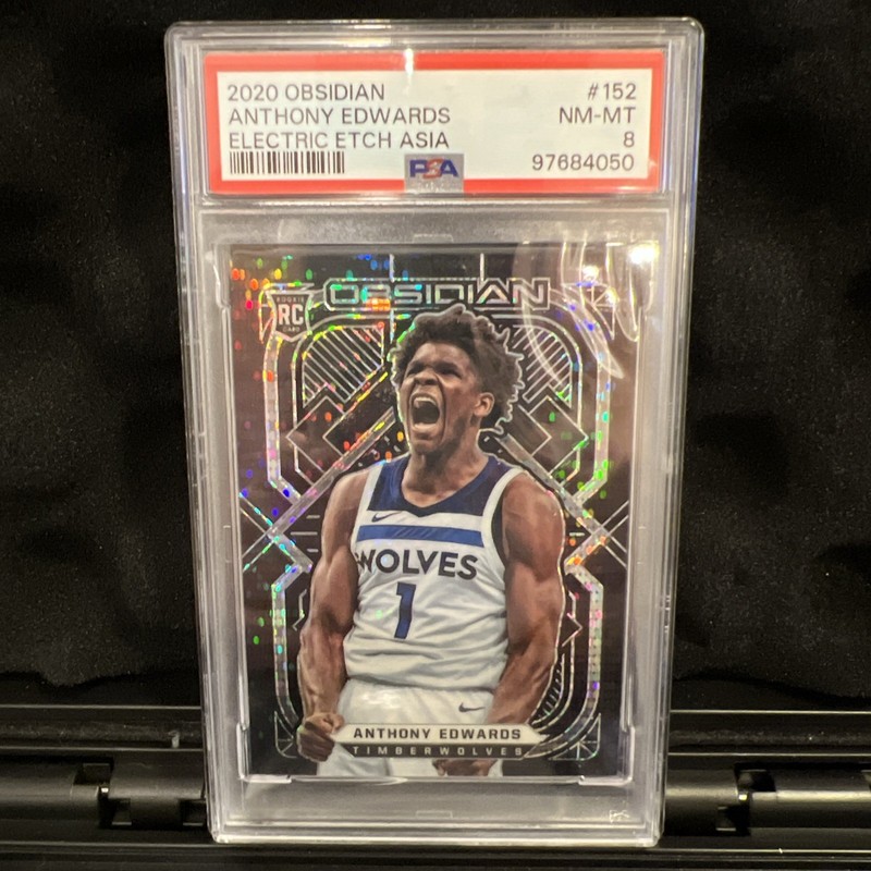2020-21 Panini Obsidian - Electric Etch Asia Rookie  #152 Anthony Edwards RC