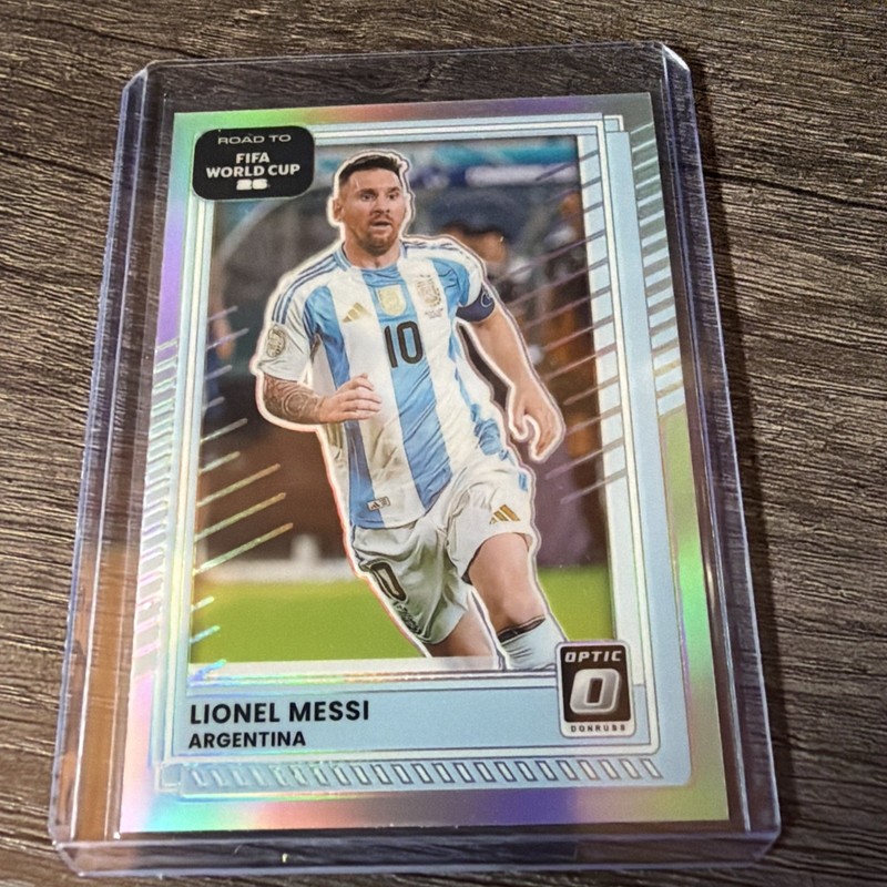 2025-26 Panini Donruss FIFA World Cup Lionel Messi #154 Optic Holo Silver