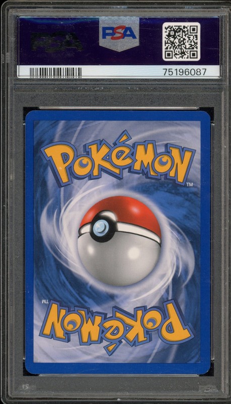 Pokemon Suicune Gold Star EX Unseen Forces PORTUGUESE Holo Rare #115 PSA 8 view 2