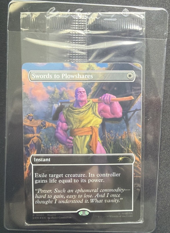 Magic the Gathering MTG Swords to Plowshares Foil PSA Promo Sealed