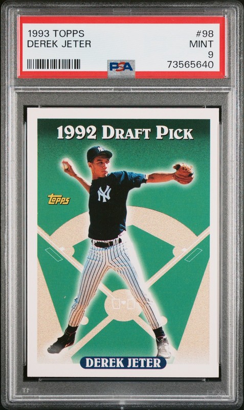 1993 Topps #98 Derek Jeter PSA 9