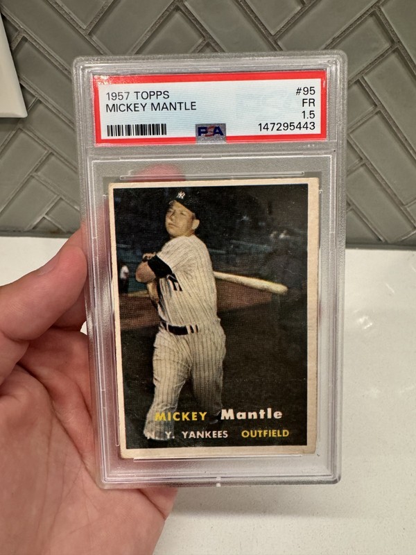 1957 Topps - Mickey Mantle #95 PSA 1.5