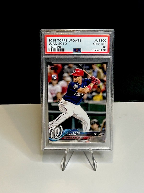 2018 Topps Update Series Juan Soto #US300 RC PSA 10 view 1