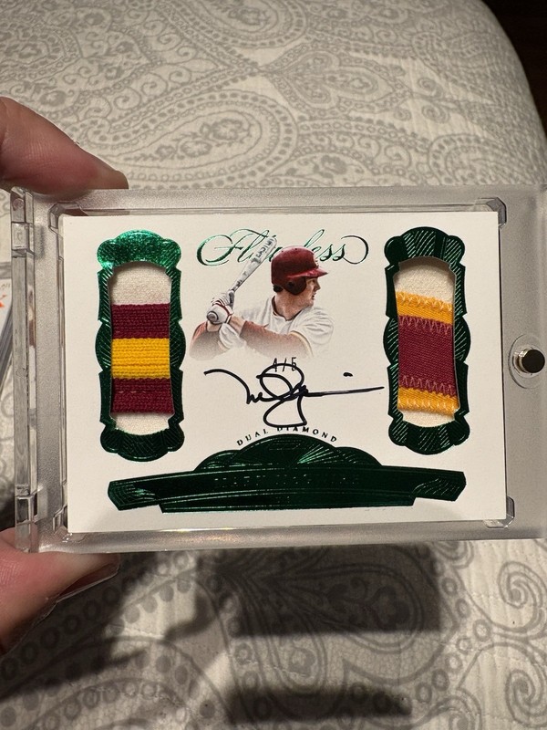 Mark Mcgwire 2017 Usc Panini Flawless Dual Diamond Auto 4/5 view 2
