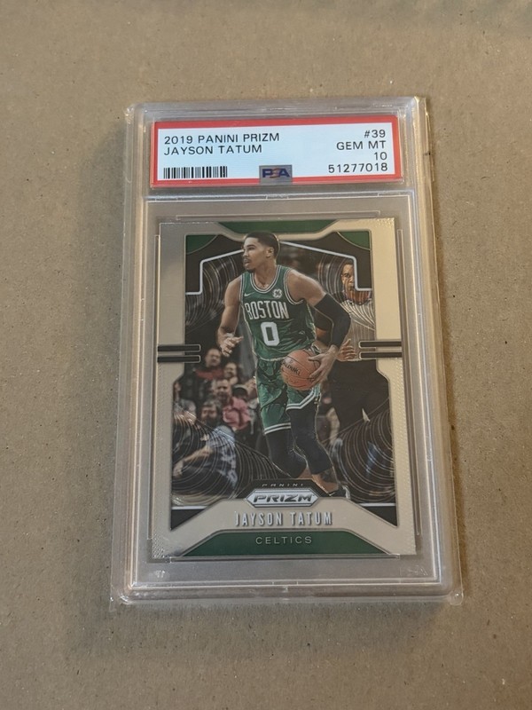 2019-20 Prizm Jayson Tatum #39 PSA 10 Gem Mint view 1
