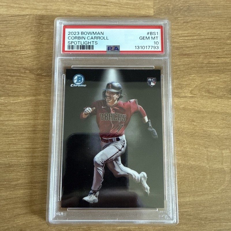 2023 Bowman Spotlights SP Corbin Carroll (RC) PSA 10