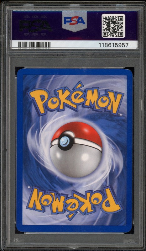 Pokemon Alakazam Gold Star EX Crystal Guardians Holo Ultra Rare #99 PSA 7 view 2