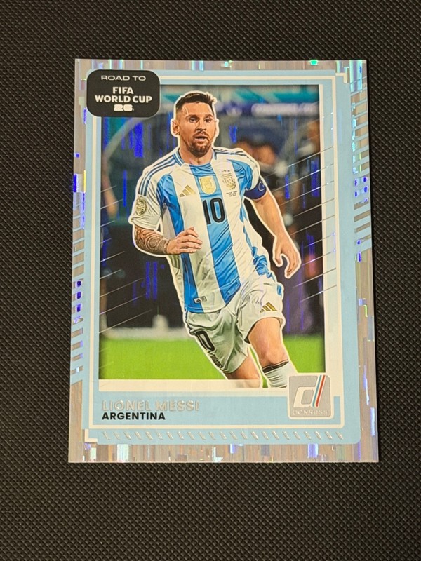 Lionel Messi 2025-26 Donruss Road to FIFA World Cup Silver #154