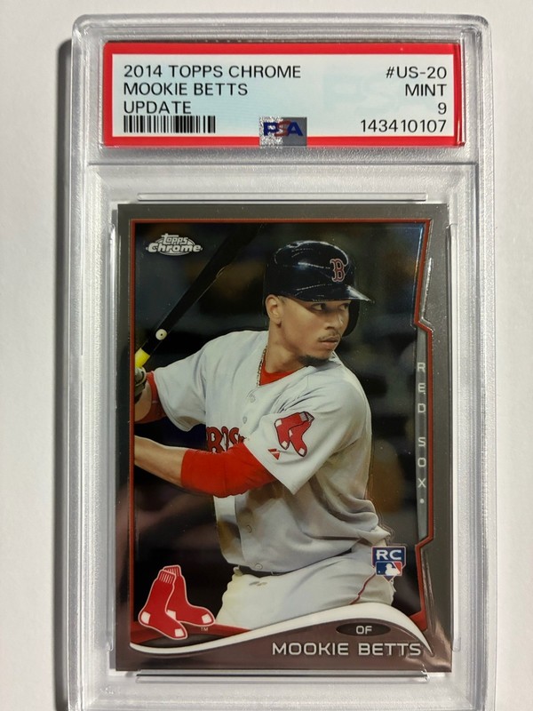 2014 Topps Chrome Update - Mookie Betts #US-20 PSA 9 RC Rookie