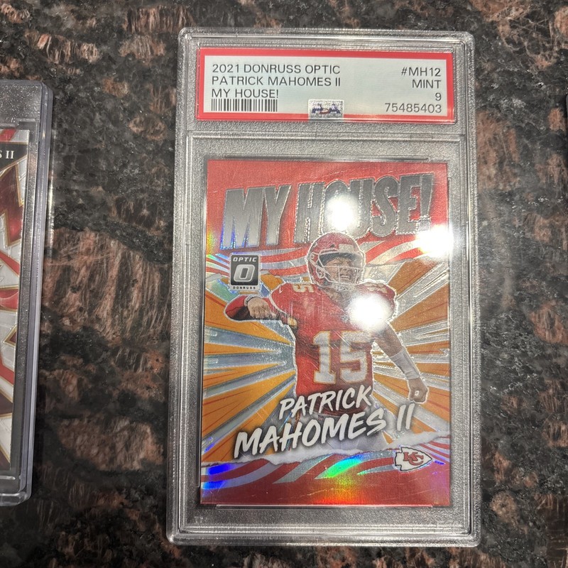 Patrick Mahomes II 2021 Optic My House #MH-12 PSA 9 Chiefs  view 2