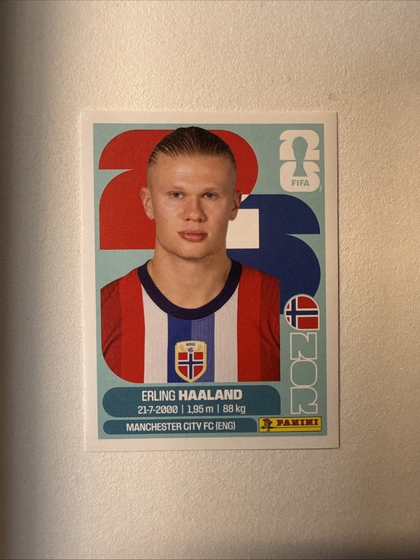 Panini FIFA World Cup 2026  Erling Haaland Norway NOR 15