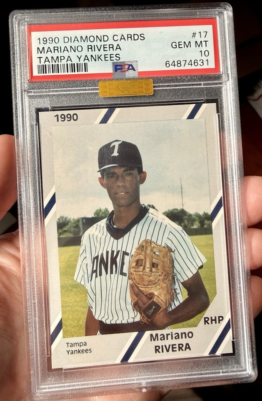 1990 Diamond Cards Mariano Rivera RC Rookie PSA 10 MBA GOLD #17 cc17