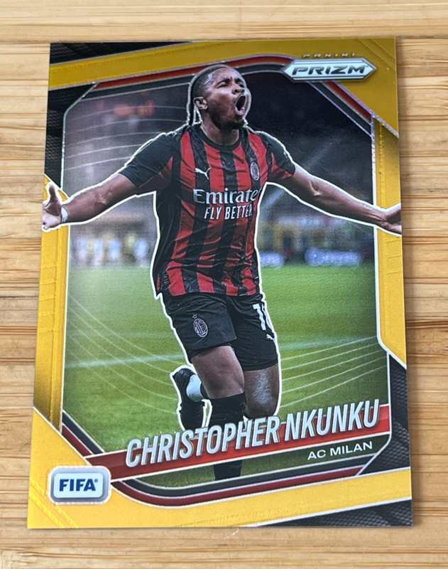 2025-26 Prizm FIFA Soccer Christopher Nkunku Gold Parallel /10