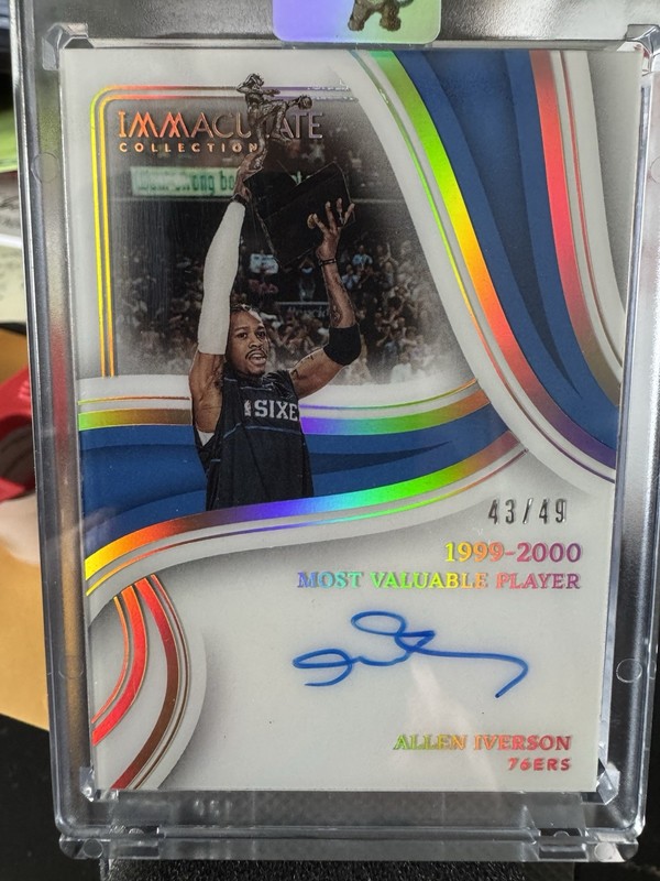 2022-23 Immaculate Allen Iverson Auto MVP 1999-2000 🔥 43/49