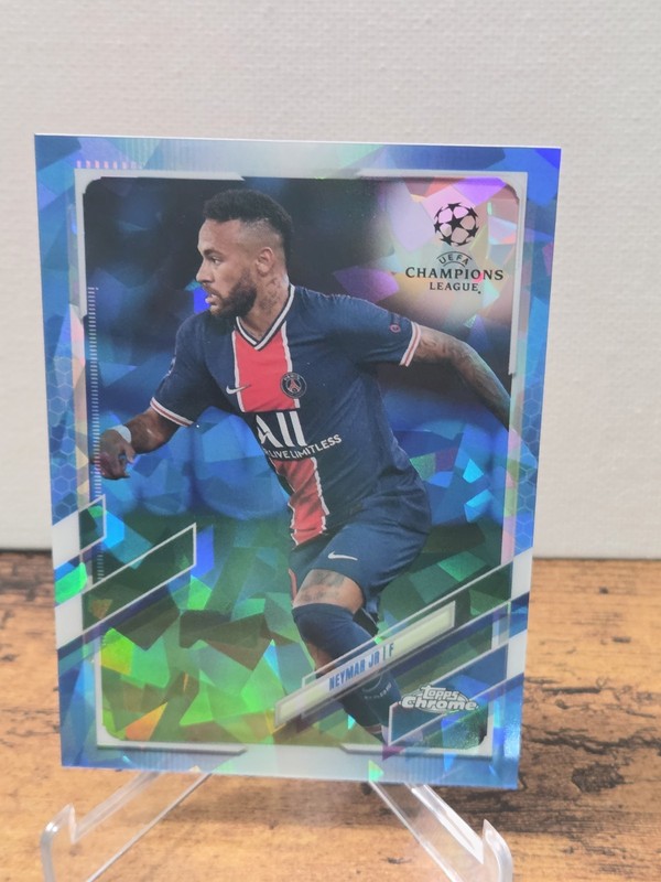 Neymar Jr. 2020-21 Topps Chrome Sapphire Refractor PSG Brazil