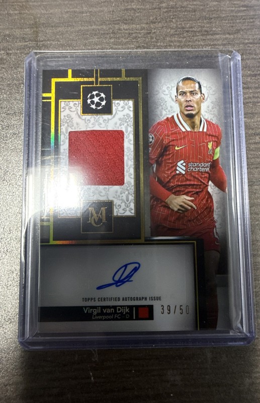 2024-25 Topps Museum Collection Uefa Club Competitions - Museum Autograph Relics