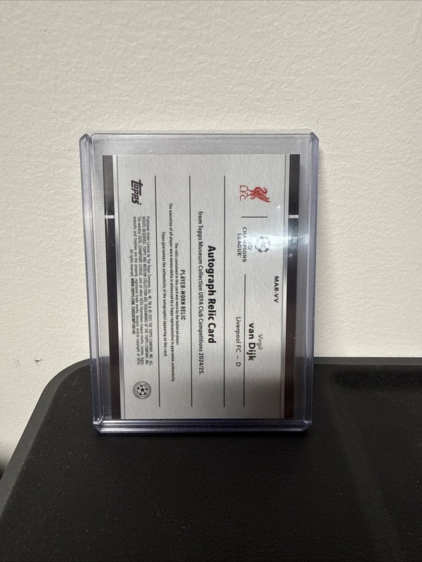 2024-25 Topps Museum Collection Uefa Club Competitions - Museum Autograph Relics view 2
