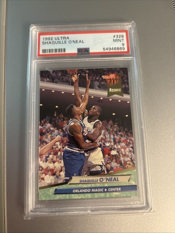 1992-93 Fleer Ultra Shaquille O’Neal “SHAQ” RC PSA 9 Rookie