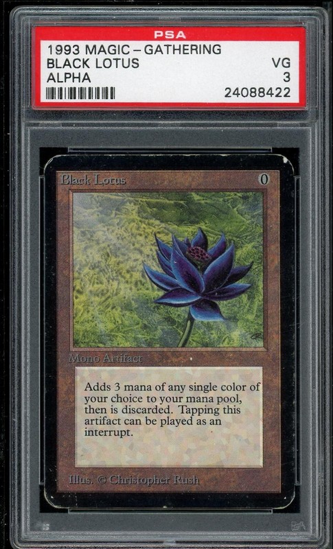 Black Lotus Magic The Gathering Limited Edition Alpha Mtg PSA 3 *422