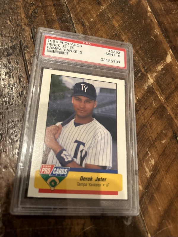1994 Fleer Procards Tampa Yankees Derek Jeter #2393 PSA 9 XRC Pre Rookie