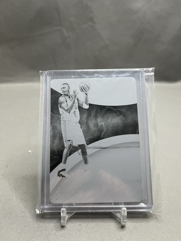 2015-16 Immaculate Logoman Printing Plate - Black Anfernee Hardaway (#'d 1/1)
