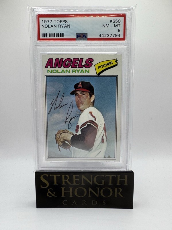 1977 Topps - Nolan Ryan #650 PSA 8