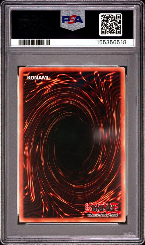 Crystal Clear Wing Synchro Dragon LED8-EN005 1st Ed-ghost Rare Yugioh PSA 9 *518 view 2