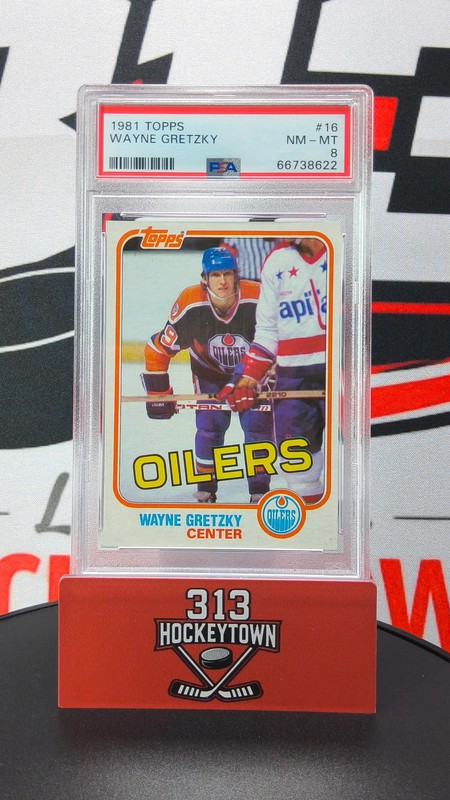 1981 Topps Wayne Gretzky #16 PSA 8