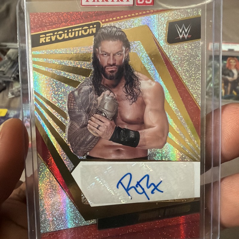 Panini 2022 Revolution WWE Roman Reigns Autograph Card #AG-RRN *read description