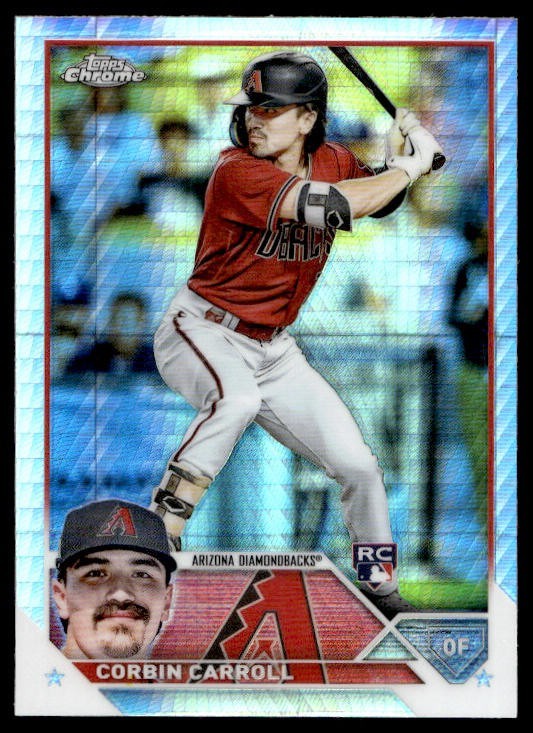 2023 Topps Chrome - Corbin Carroll #95 Prism Refractor (RC)